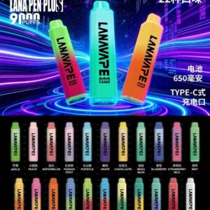 LANA9000口一次性電子煙拋棄式